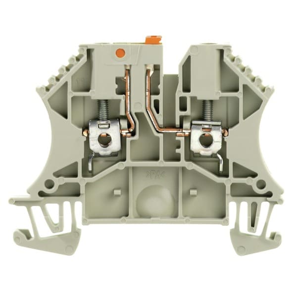 WEIDMÜLLER - Prüftrenn-Reihenklemme WTR, Schraub, 2.5mm², 500V, 24A, grau