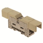 WEIDMÜLLER - Bolzenklemme, 120mm², 500V, 269A, TS 35, dunkelbeige
