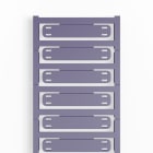 WEIDMÜLLER - Kabelmarkierer SlimFix X, 7-40mm, 60x11mm, PA 66, violett