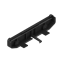 WEIDMÜLLER - Elektronikgehäuse schwarz, Abschlussplatte, Breite: 27.2mm