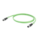 WEIDMÜLLER - Schleppkettenkabel Kupfer PROFINET, M12 D-Code IP67, Cat5/5e, PUR, 0.5m