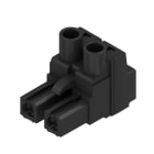 WEIDMÜLLER - Leiterplattensteckverbinder (Leiter), 7.62mm, Polzahl: 2, Zugbügelanschluss