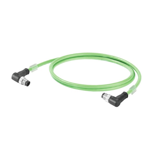 WEIDMÜLLER - Schleppkettenkabel Kupfer PROFINET, M12 D-Code IP67, Cat5/5e, PUR, 0.3m