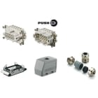 WEIDMÜLLER - Industriesteckverbinder (Set), Baureihe: HE, PUSH IN, Braugr. 4, Polzahl: 10