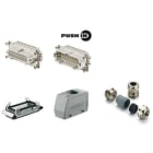 WEIDMÜLLER - Industriesteckverbinder (Set), Baureihe: HE, PUSH IN, Braugr. 6, Polzahl: 16