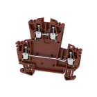WEIDMÜLLER - Mehrstock-Reihenklemme, Schraubanschl, 2.5mm², 400V, 24A, braun