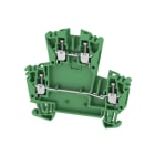 WEIDMÜLLER - Mehrstock-Reihenklemme, Schraubanschl, 2.5mm², 400V, 24A, grün