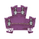 WEIDMÜLLER - Mehrstock-Reihenklemme, Schraubanschl, 2.5mm², 400V, 24A, violett