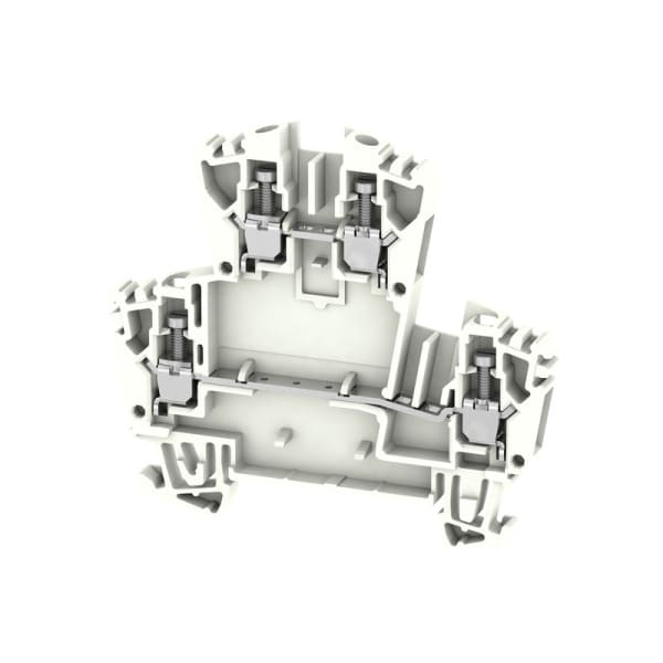 WEIDMÜLLER - Mehrstock-Reihenklemme, Schraubanschl, 2.5mm², 400V, 24A, weiß