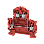 WEIDMÜLLER - Mehrstock-Reihenklemme, Schraubanschl, 4mm², 800V, 32A, rot