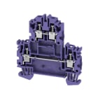 WEIDMÜLLER - Mehrstock-Reihenklemme, Schraubanschl, 4mm², 800V, 32A, violett