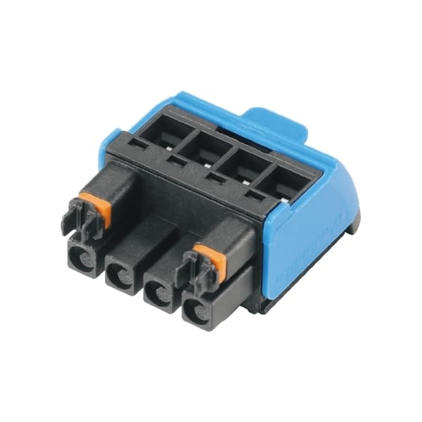 WEIDMÜLLER - Leiterplattensteckverbinder (Leiter), Lösehebel blau, 5mm, Polzahl:4, Zugbügel