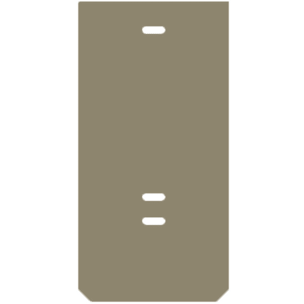 WEIDMÜLLER - Abschlussplatte (Klemmen), 37.45x2mm, dunkelbeige