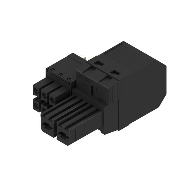 WEIDMÜLLER - Hybridsteckverbinder (Leiteranschluss), 7.62mm, Polzahl: 2, PUSH IN