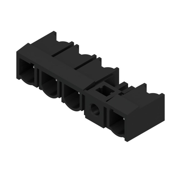 WEIDMÜLLER - Leiterplattensteckverbinder (Platine), 7.62mm, Polzahl: 4, Abgangswinkel: 90°