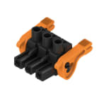 WEIDMÜLLER - Leiterplattensteckverbinder (Leiter), 7.62mm, Polzahl: 3, Zugbügelanschluss
