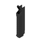 WEIDMÜLLER - Modular Gehäuse, OMNIMATE Housing - Serie CH20M schwarz, Breite: 12.5mm