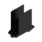 WEIDMÜLLER - Modular Gehäuse, OMNIMATE Housing - Serie CH20M schwarz, Breite: 45mm