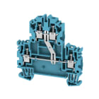 WEIDMÜLLER - Mehrstock-Reihenklemme, Schraubanschl, 4mm², 800V, 32A, blau