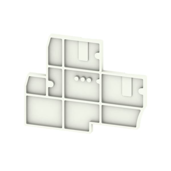 WEIDMÜLLER - Abschlussplatte (Klemmen), 45.4x5.08mm, lichtgrau