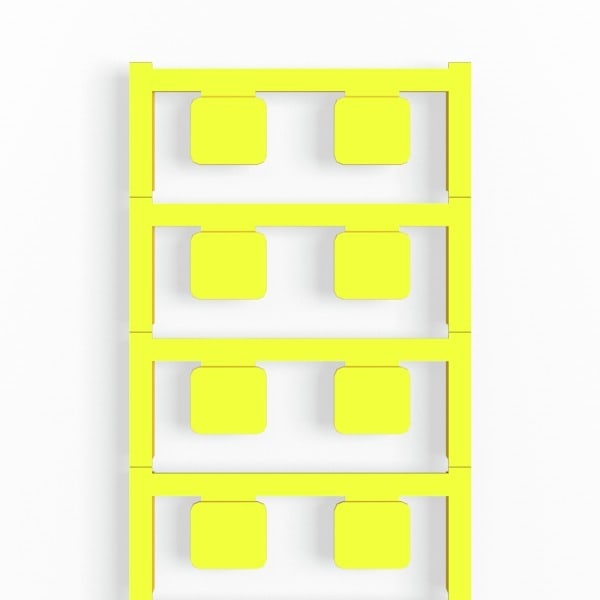 WEIDMÜLLER - Gerätemarkierung, selbstklebend, 17mm, PA 66, gelb