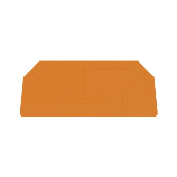WEIDMÜLLER - Abschlussplatte (Klemmen), 82.2x1.5mm, dunkelbeige