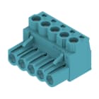 WEIDMÜLLER - Leiterplattensteckverbinder (Leiter), 5.08mm, Polzahl: 5, Zugbügelanschluss