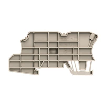 WEIDMÜLLER - Trennwand (Klemmen), Befestigungsblock, 88.5x44.5mm, dunkelbeige