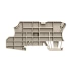 WEIDMÜLLER - Trennwand (Klemmen), Befestigungsblock, 88.5x44.5mm, dunkelbeige