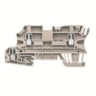 WEIDMÜLLER - Schutzleiter-Reihenklemme, Schraubanschl, 2.5mm², 24A, dunkelbeige