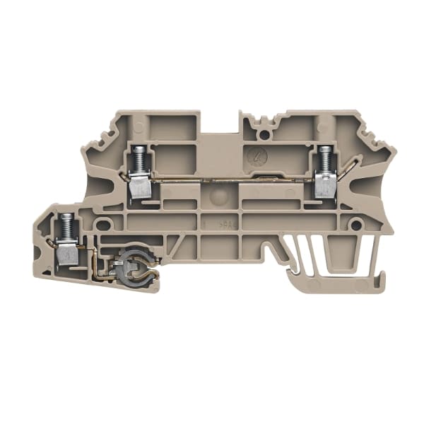 WEIDMÜLLER - Schutzleiter-Reihenklemme, Schraubanschl, 2.5mm², 24A, dunkelbeige