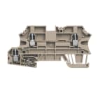 WEIDMÜLLER - Schutzleiter-Reihenklemme, Schraubanschl, 2.5mm², 24A, dunkelbeige