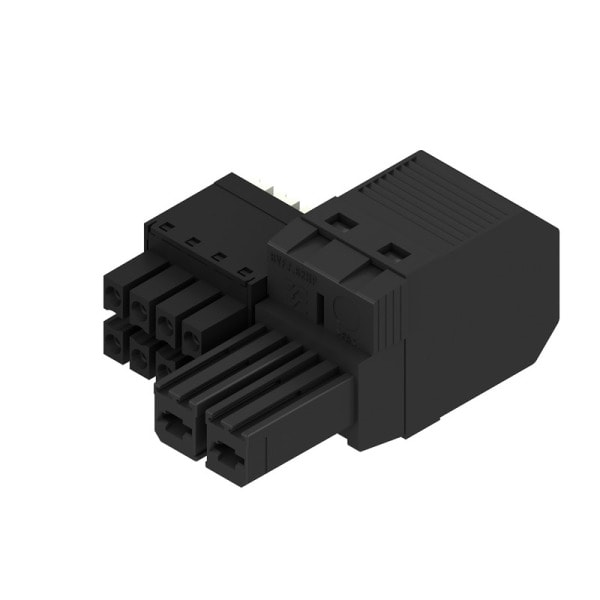 WEIDMÜLLER - Hybridsteckverbinder (Leiteranschluss), 7.62mm, Polzahl: 2, PUSH IN