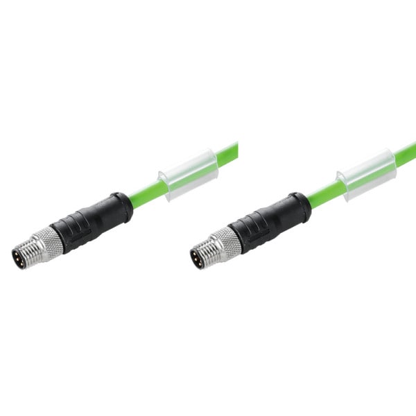 WEIDMÜLLER - Bus-Leitung EtherCat,M8/M8, Stift/Stift gerade, PUR, 0.1m