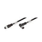 WEIDMÜLLER - Bahnkabel Kupfer, M12 D-Code IP67, Cat5/5e Radox GKW S, 1m