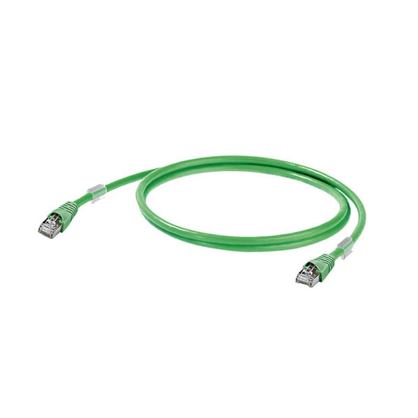 WEIDMÜLLER - Patchkabel RJ45 Cat.5, PUR, grün, 15m