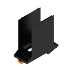 WEIDMÜLLER - Modular Gehäuse, OMNIMATE Housing - Serie CH20M schwarz, Breite: 45mm