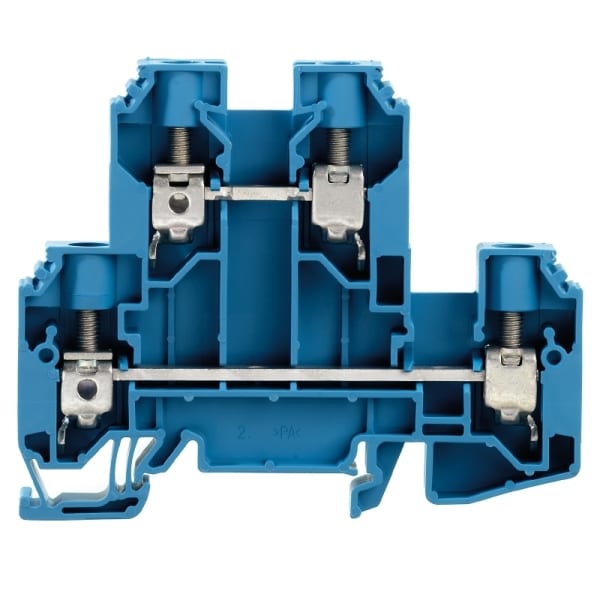 WEIDMÜLLER - Mehrstock-Reihenklemme, Schraubanschl, 10mm², 800V, 57A, blau