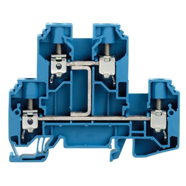 WEIDMÜLLER - Mehrstock-Reihenklemme, Schraubanschl, 10mm², 800V, 57A, blau