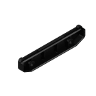 WEIDMÜLLER - Elektronikgehäuse schwarz, Abschlussplatte, Breite: 21.5mm