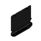 WEIDMÜLLER - Elektronikgehäuse schwarz, Abschlussplatte, Breite: 21.5mm