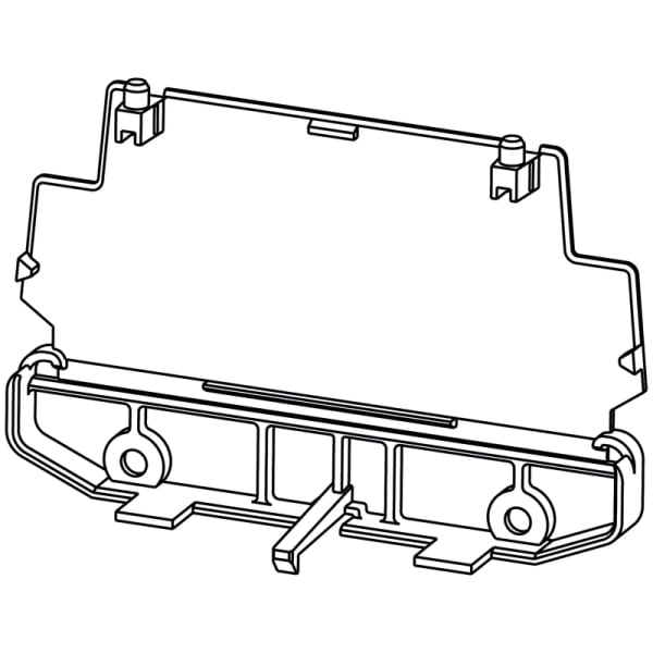 WEIDMÜLLER - Elektronikgehäuse schwarz, Abschlussplatte, Breite: 27.2mm