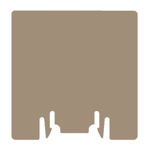 WEIDMÜLLER - Trennwand (Klemmen), Zwischenplatte, 37x38mm, beige
