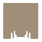 WEIDMÜLLER - Trennwand (Klemmen), Zwischenplatte, 37x38mm, beige