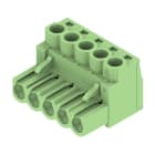 WEIDMÜLLER - Leiterplattensteckverbinder (Leiter), 5mm, Polzahl: 5, Zugbügelanschluss
