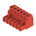 WEIDMÜLLER - Leiterplattensteckverbinder (Leiter), 5.08mm, Polzahl: 6, Zugbügelanschluss