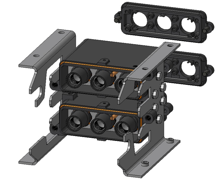 WEIDMÜLLER - Steckverbinder, Baureihe: HighPower, IP68