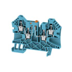 WEIDMÜLLER - Prüftrenn-Reihenklemme WTR, Schraub, 4mm², 500V, 27A, blau