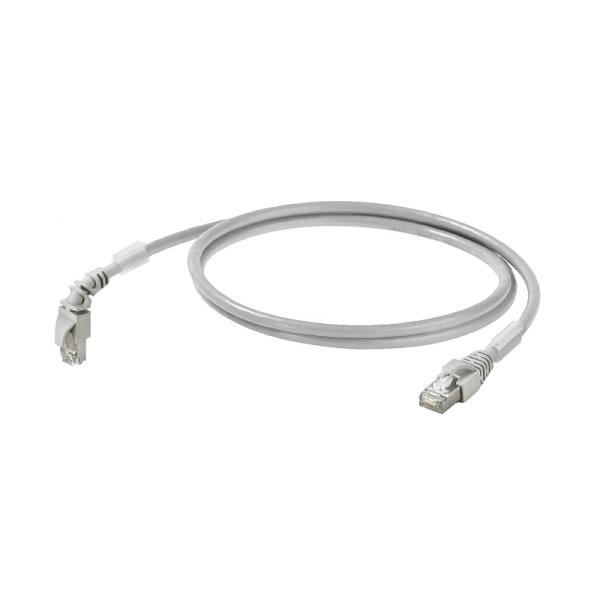 WEIDMÜLLER - Patchkabel, RJ45 IP20, Gewinkelt 270G, RJ45 IP 20, Cat.6A/ClassEA, LSZH, 1.5m