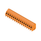 WEIDMÜLLER - Leiterplattenklemme, 5.00mm, Polzahl:15, Abgang: 135°, Zugbügelanschluss